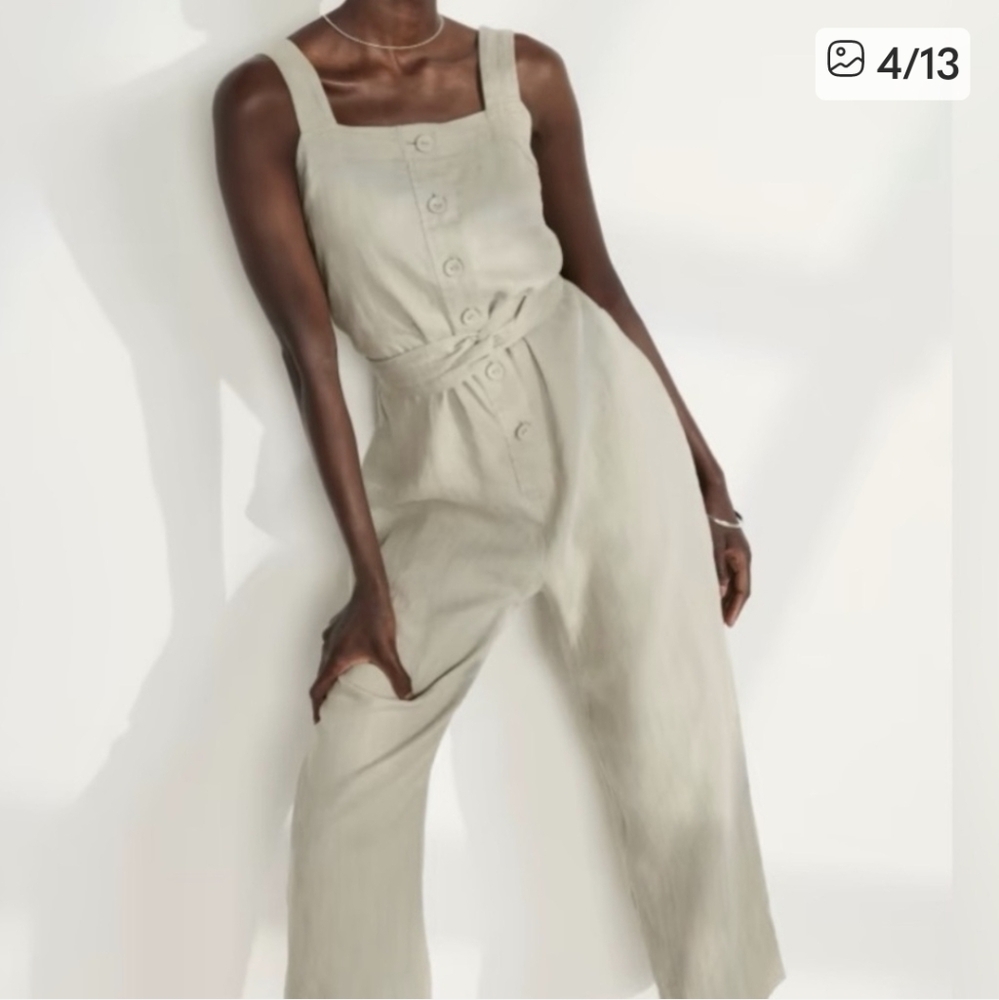 EVERLANE The Linen Jumpsuit